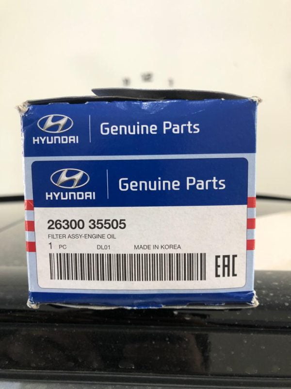Hyundai Tucson Oil Filter Genuine
