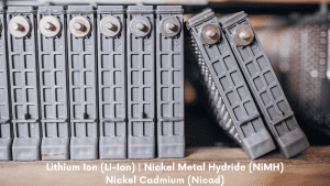 Hybrid Car Batteries Nickel Cadmium (Nicad), Nickel-metal hydride (NiMH), and Lithium Ion (Li-Ion)